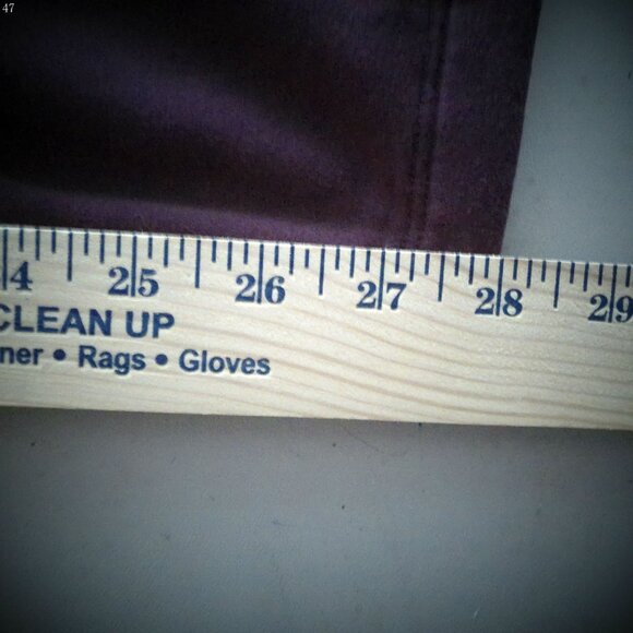 OLD NAVY Pull-on Style Stretch Fleece Lined Burgundy Ankle Length Pants XL - Picture 6 of 7